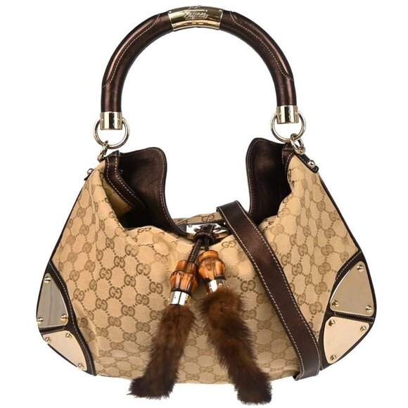 Gucci Beige GG Indy 2way Handbag - Picture 1 of 10